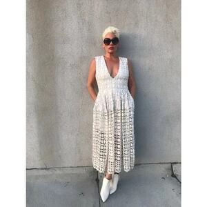 Nicholas Tiered Lace Dress XS / 2